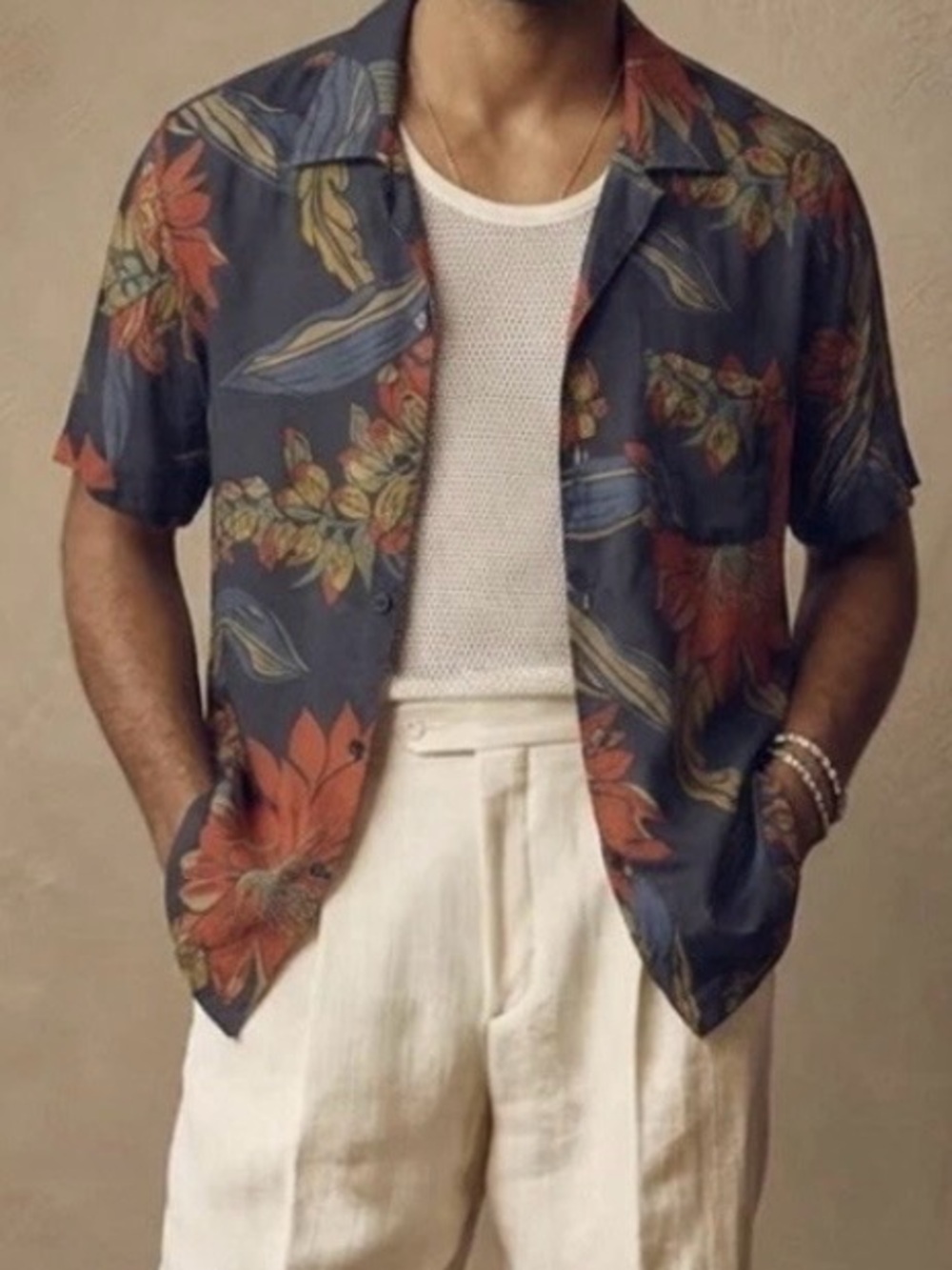 Todd Snyder Men's Hawaiian shirt.